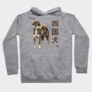 Dog Collection - Japan - Kanji Version - Shikoku-ken (#5) Hoodie